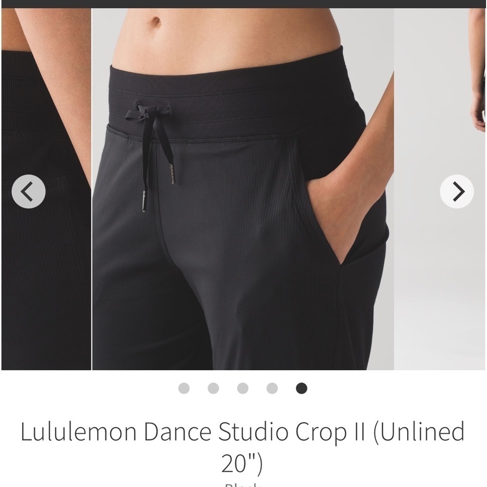 16. Lululemon Dance Studio Crops